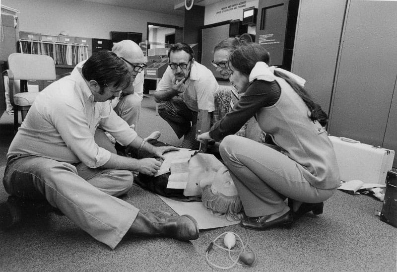 A CPR course in 1977. (Ƶ archives)